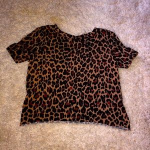Cheetah Print Top